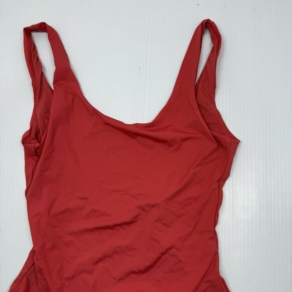 Onia Kelly Scoop Neck One Piece Swimsuit in Cayenne Size Medium NWT - Picture 4 of 9